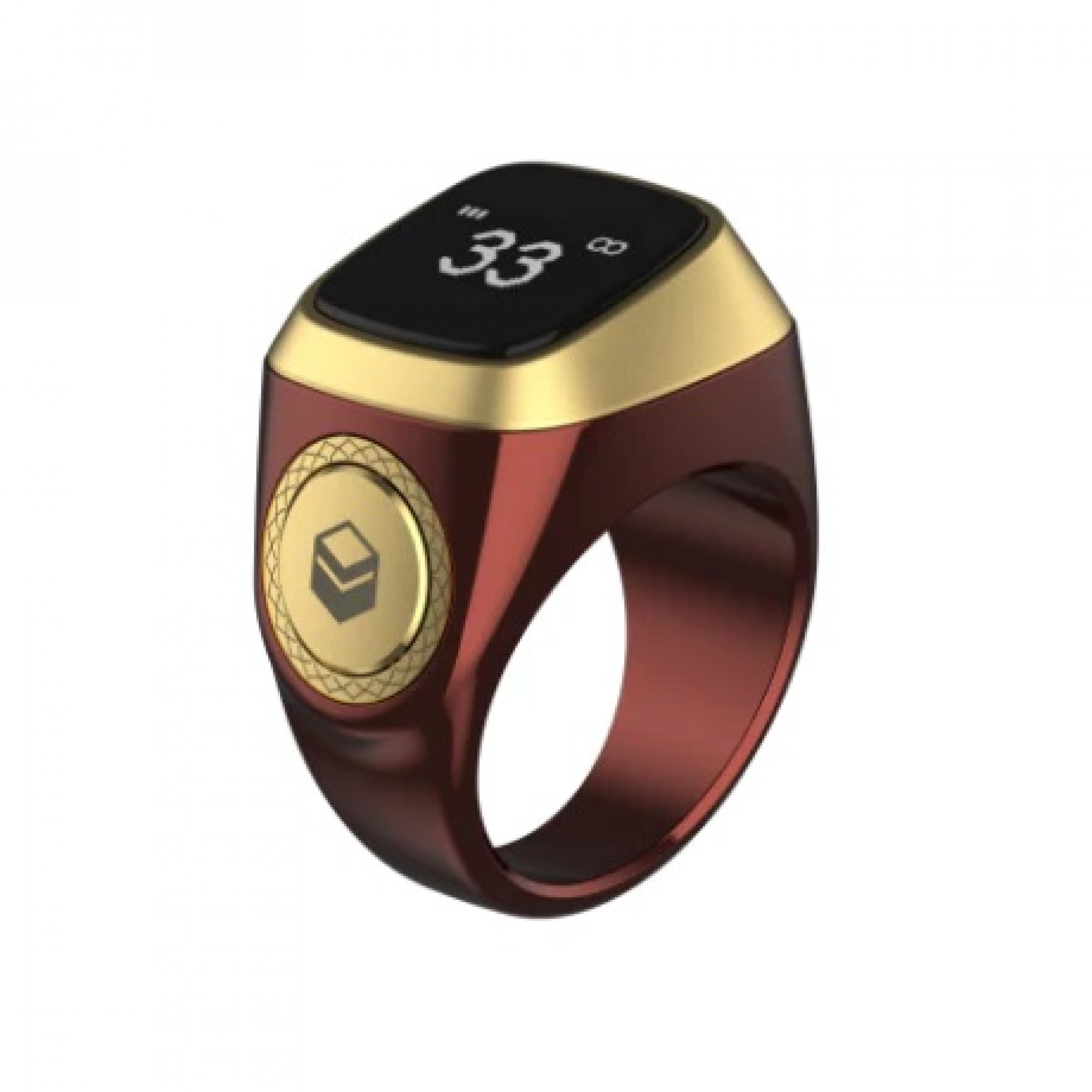 Bague Intelligente IQibla Zikr - Compteur De Prière Avec Rappel Et Vibration | Écran OLED, Étanche